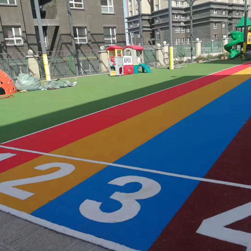 幼儿园400米塑胶跑道,幼儿园400米标准塑胶跑道维护费用