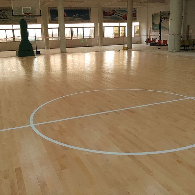来宾木地板球场,木地板篮球场施工工艺