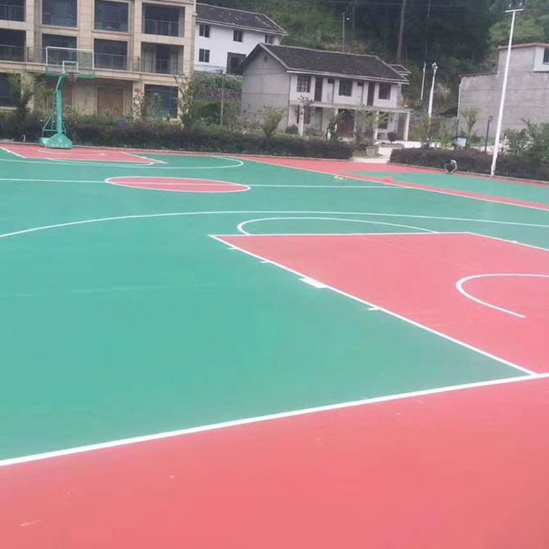 卷材篮球场造价,娄底卷材篮球场每平方价钱