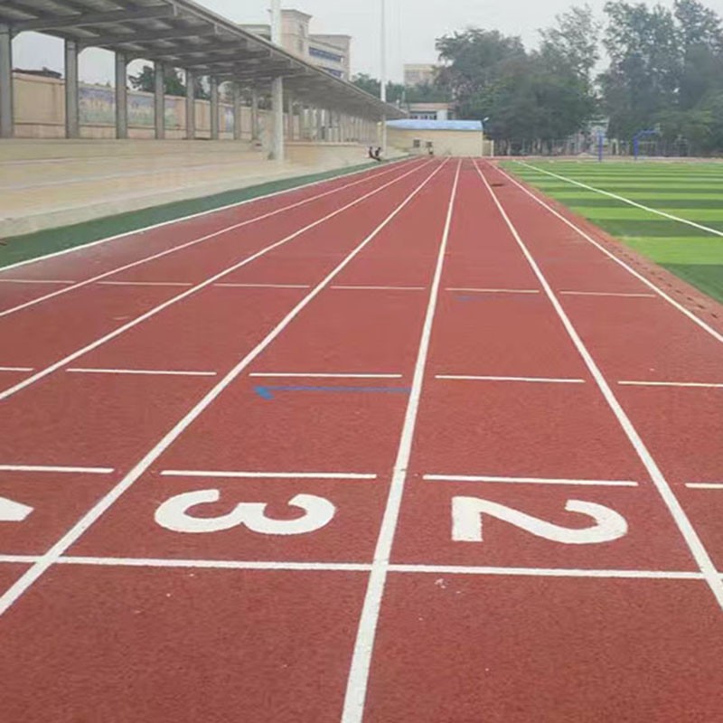 塑胶跑道翻新造价,混合型塑胶跑道翻新方案