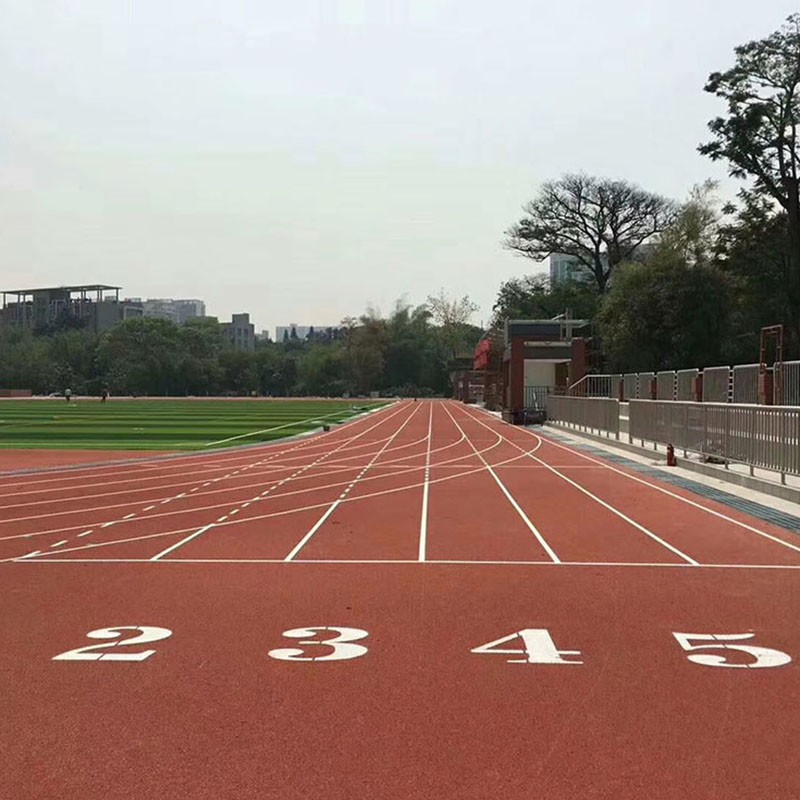 小区塑胶跑道200米,小区200米塑胶跑道总面积材料报价