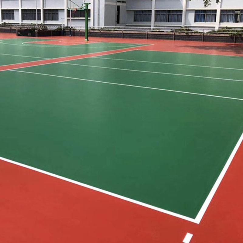 硅PU球场建设工艺,漯河硅pu球场大概多少钱一平方