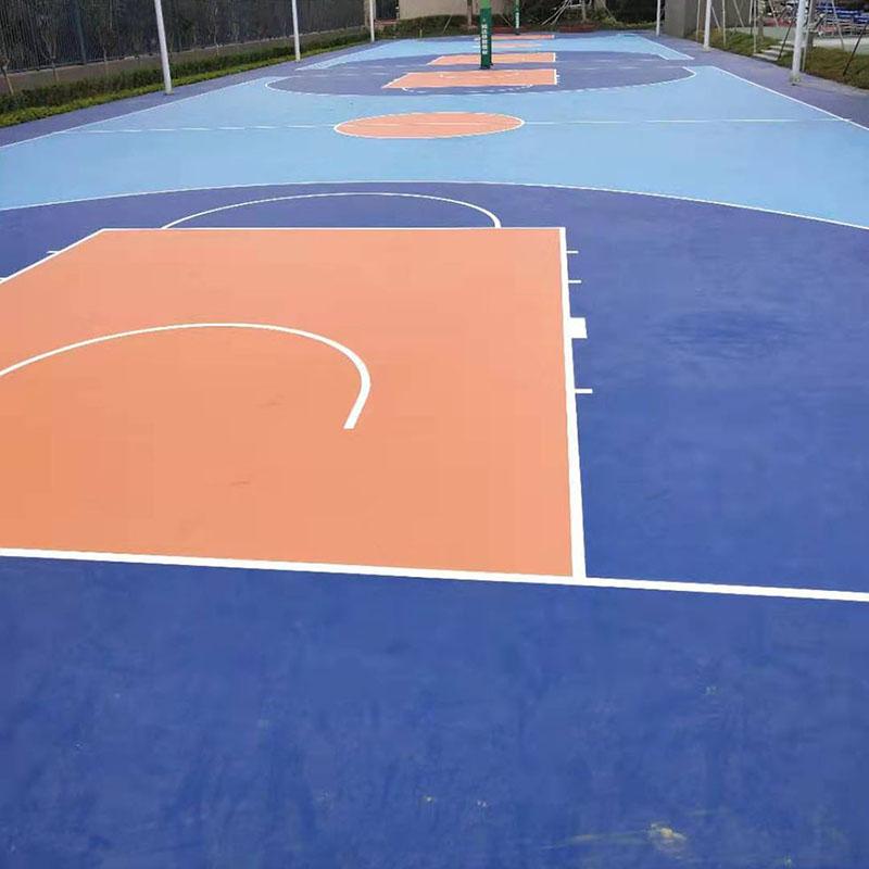 昆山市硅pu篮球场建设,硅PU篮球场大概一平方多少钱