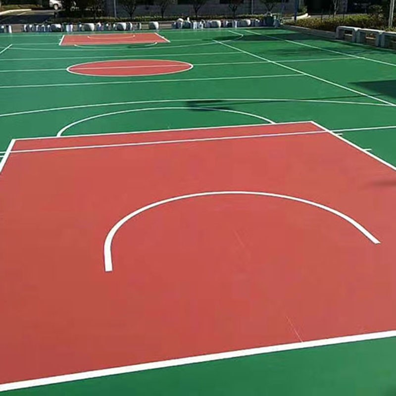 启东市丙烯酸球场铺设 弹性丙烯酸篮球场每平方报价