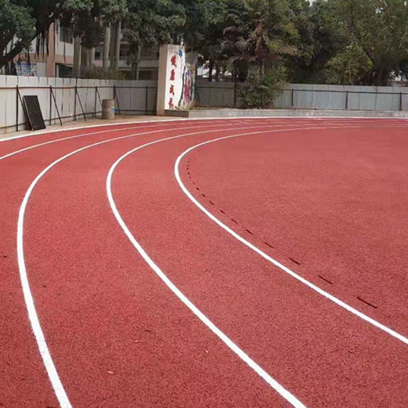 枣庄橡胶跑道生产厂家 橡胶跑道一平方大概多少钱