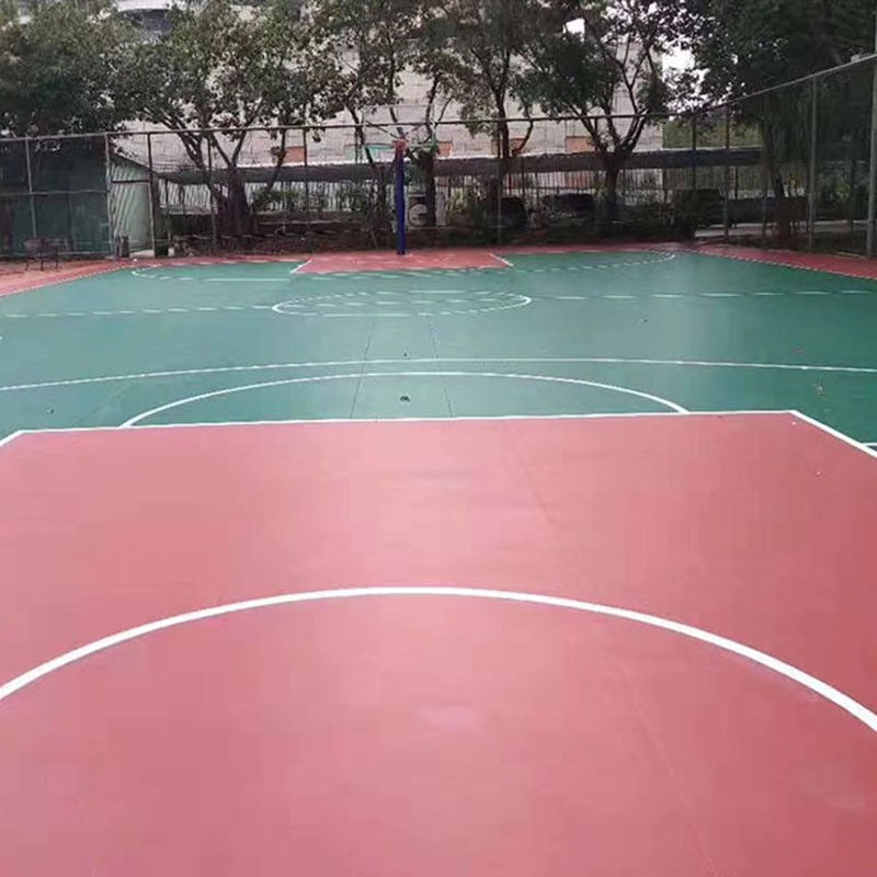 白银丙烯酸球场铺装工艺 丙烯酸篮球场一平方米大概多少钱