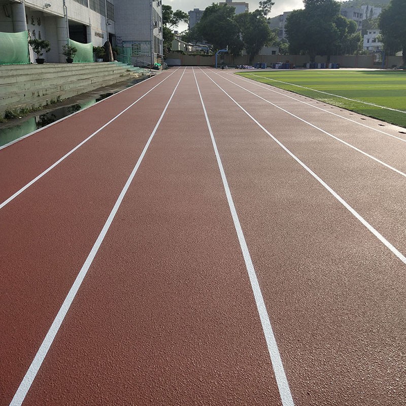 田径塑胶跑道100m,田径100米塑胶跑道总面积价钱