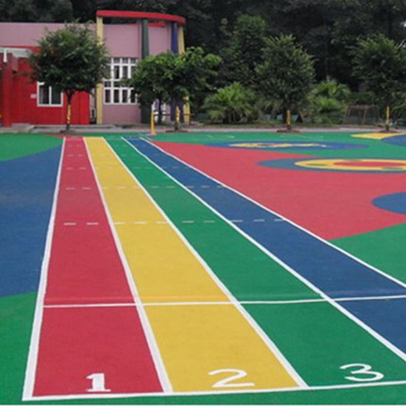幼儿园跑道建设