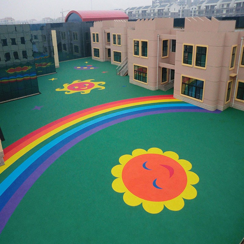幼儿园塑胶地板施工 幼儿园地板胶建设施工方案