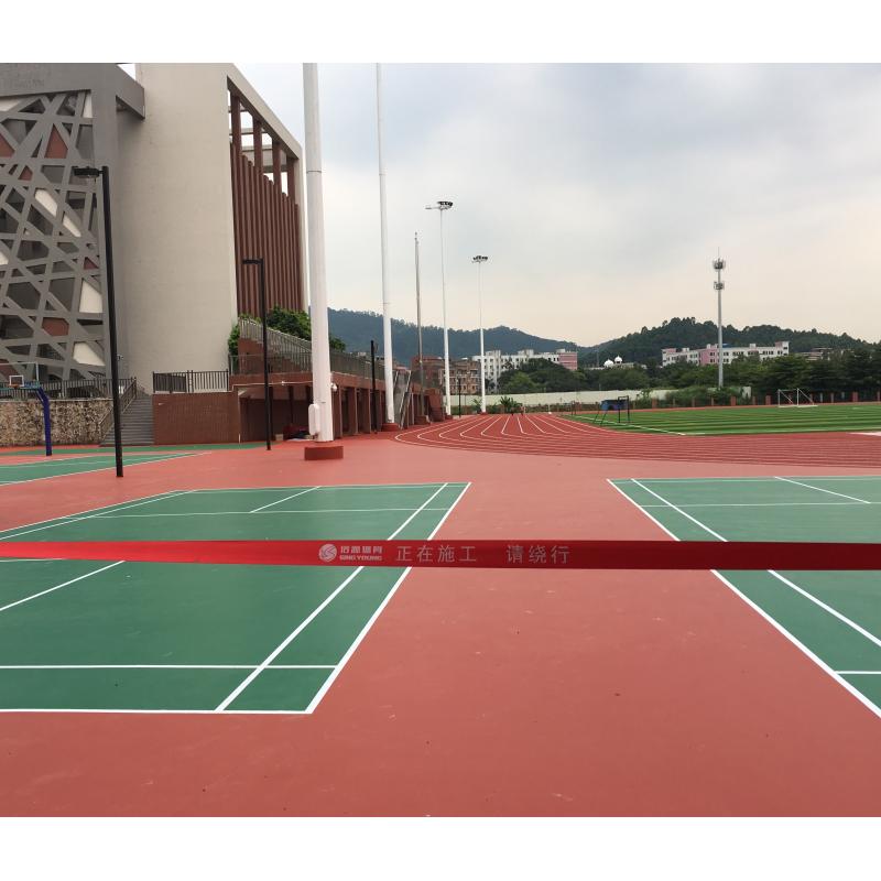 广州中学塑胶跑道硅PU篮球场