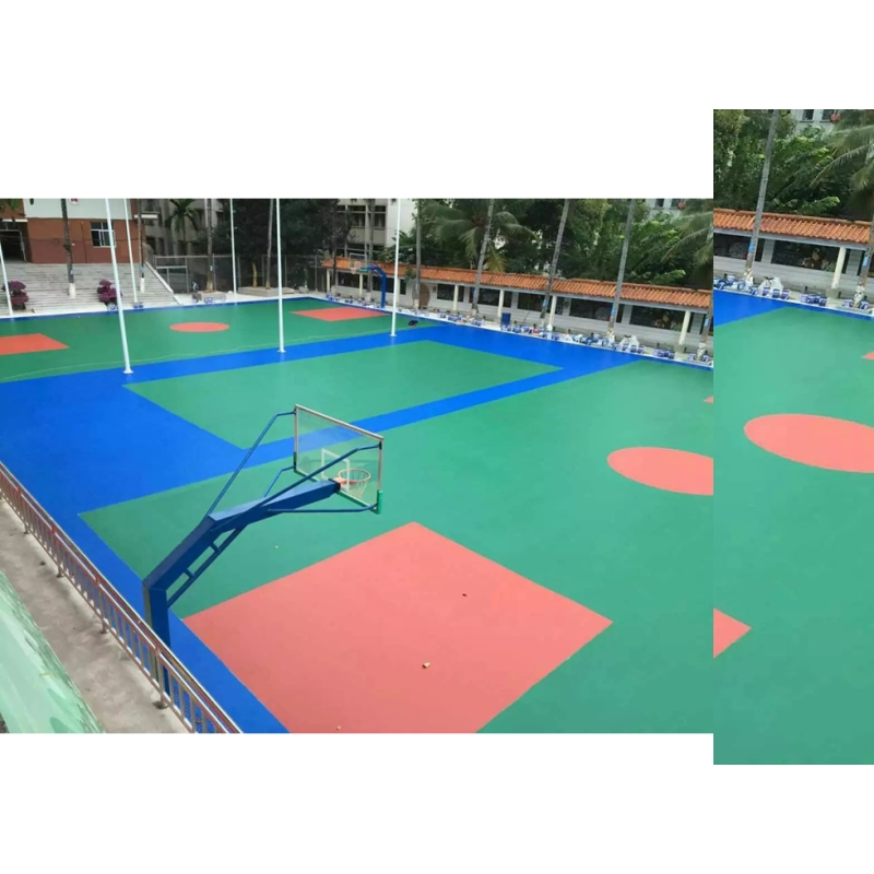 海南海口三亚篮球场施工建设及篮球场材料价格厂家