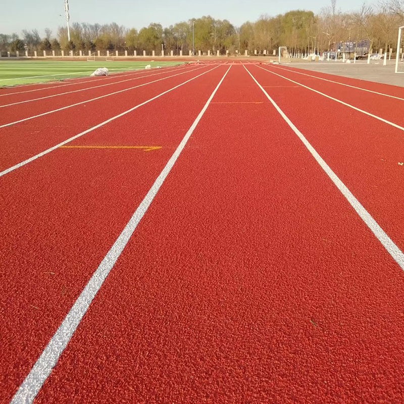 全塑型塑胶跑道 全塑型塑胶跑道每平方单价
