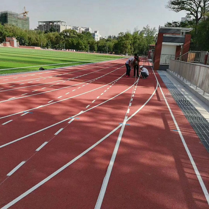 150米塑胶跑道材料价格 150米塑胶跑道施工方案