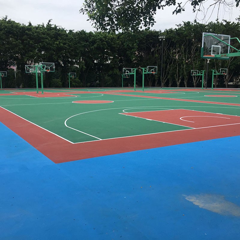 篮球场造价 塑胶篮球场报价